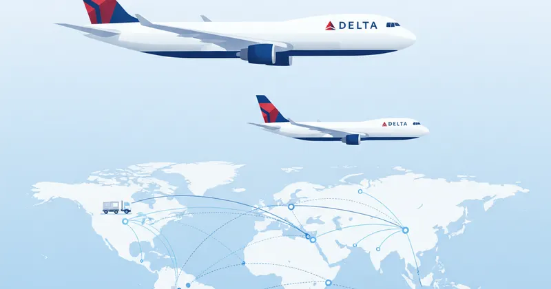 Delta Airlines Inc. - Ilustración de carga aérea