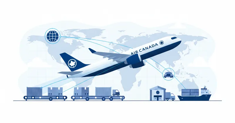 Air Canada - Ilustración de carga aérea