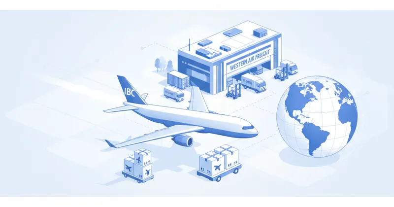 IBC Aviation Service Inc. Western Air Freight - Ilustración de carga aérea