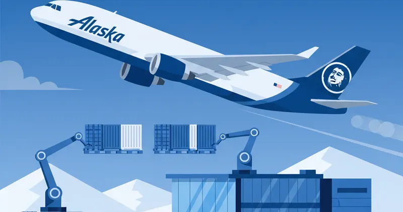 Alaska Airlines Inc. - Ilustración de carga aérea