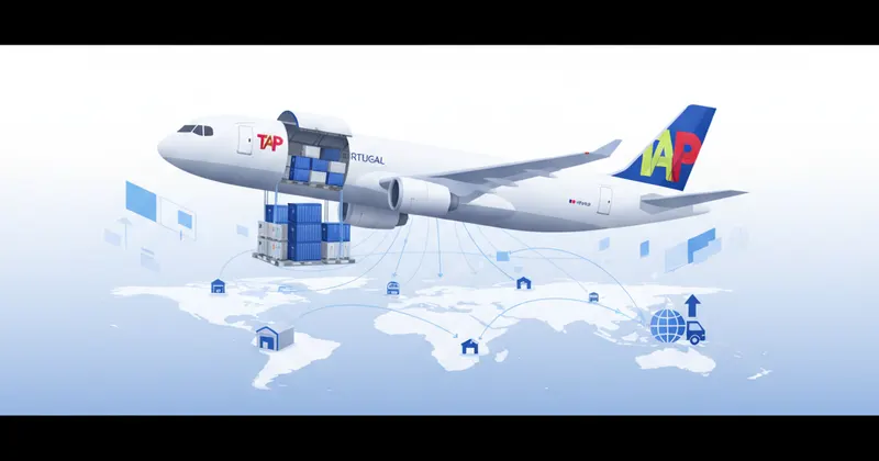TAP - Air Portugal - Ilustración de carga aérea