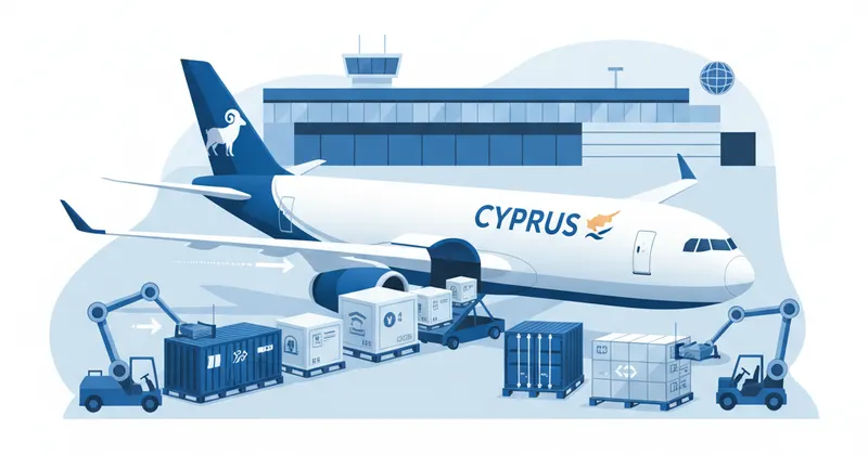 Cyprus Airways - Ilustración de carga aérea