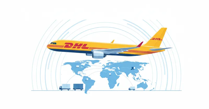 DHL Airways - Ilustración de carga aérea