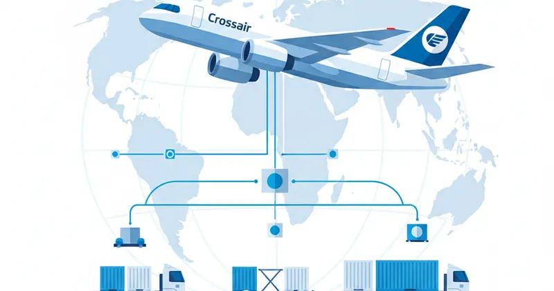 Crossair Ltd. Company for European Regional Air Transport - Ilustración de carga aérea