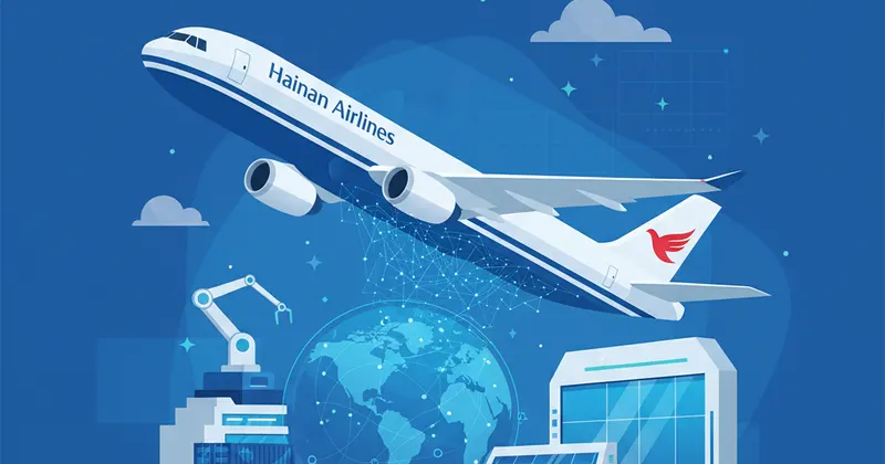 Hainan Airlines Comp. Ltd. - Ilustración de carga aérea