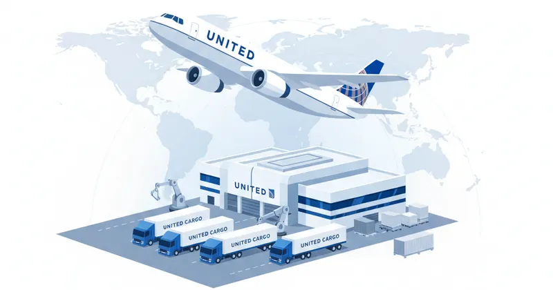 United Airlines, Inc. - Ilustración de carga aérea