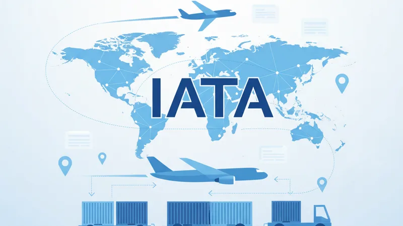 Código IATA: Definición y Significado en el Transporte Aéreo - Ilustración de carga aérea