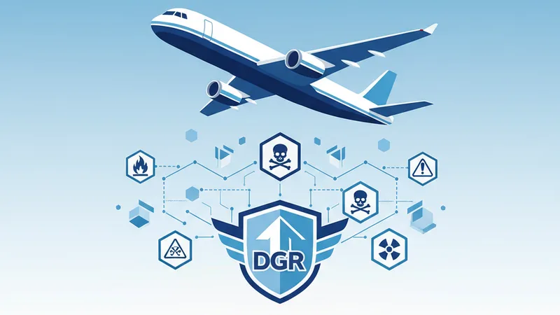 DGR (Dangerous Goods Regulations): Transporte Aéreo Seguro - Ilustración de carga aérea