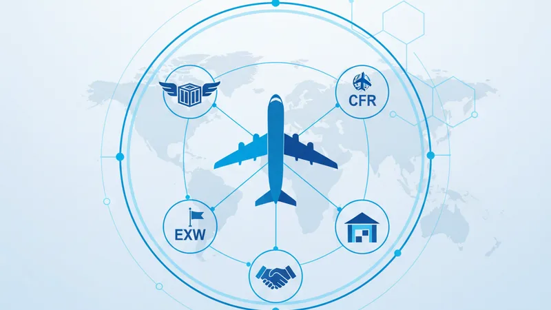 Incoterms en Carga Aérea: Guía Completa - Ilustración de carga aérea
