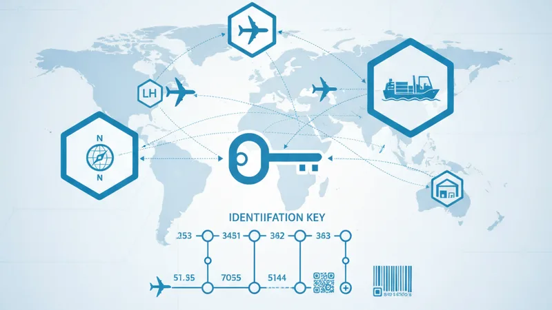 Prefijo de Aerolínea: Identificación Clave en el Transporte Aéreo de Carga - Ilustración de carga aérea
